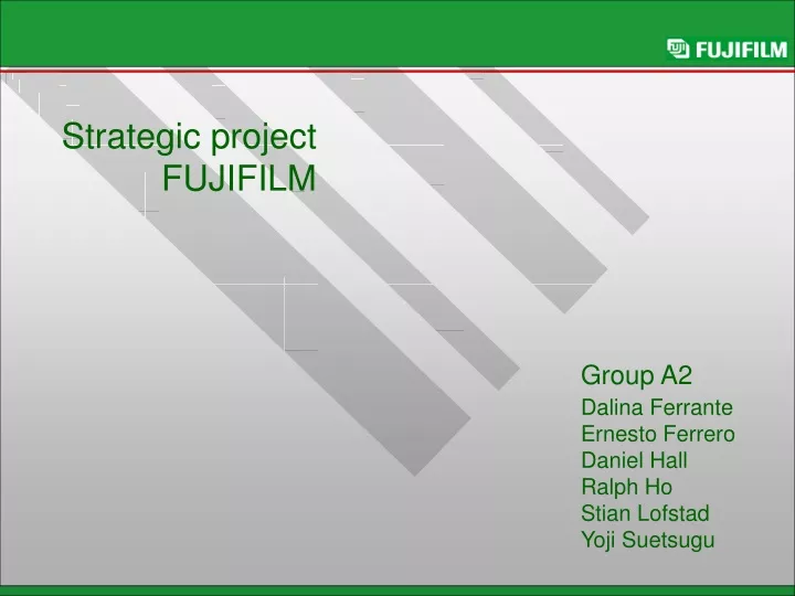 strategic project fujifilm