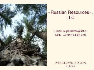 « Russian Resources » , LLC
