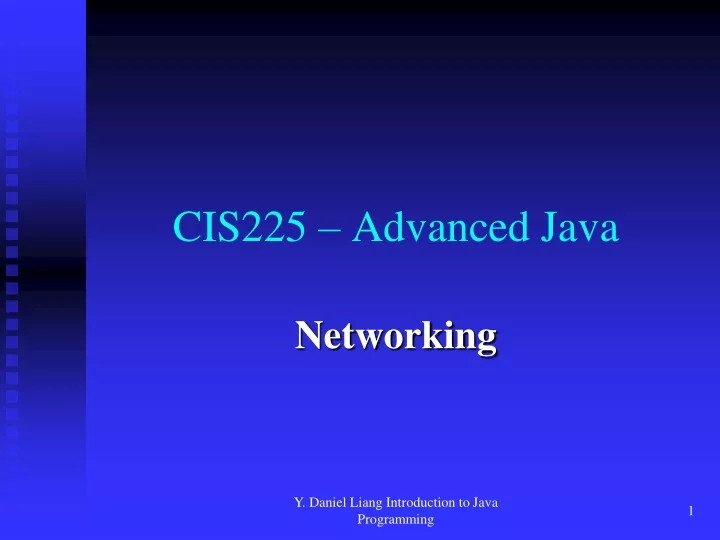 cis225 advanced java