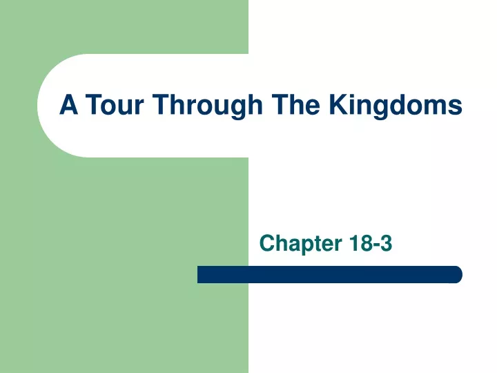 a tour through the kingdoms