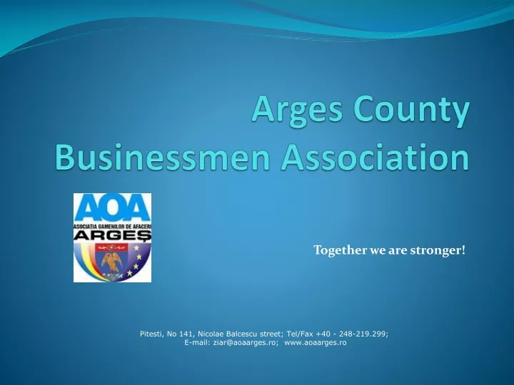 arges county businessmen association