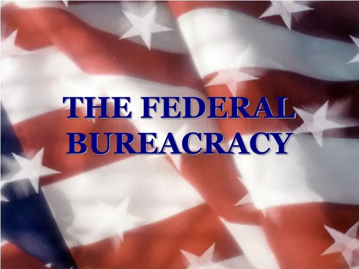 the federal bureacracy