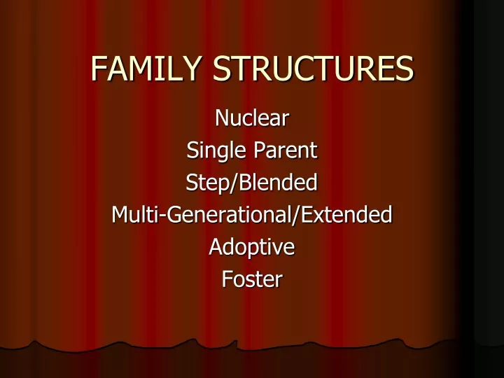 family structures