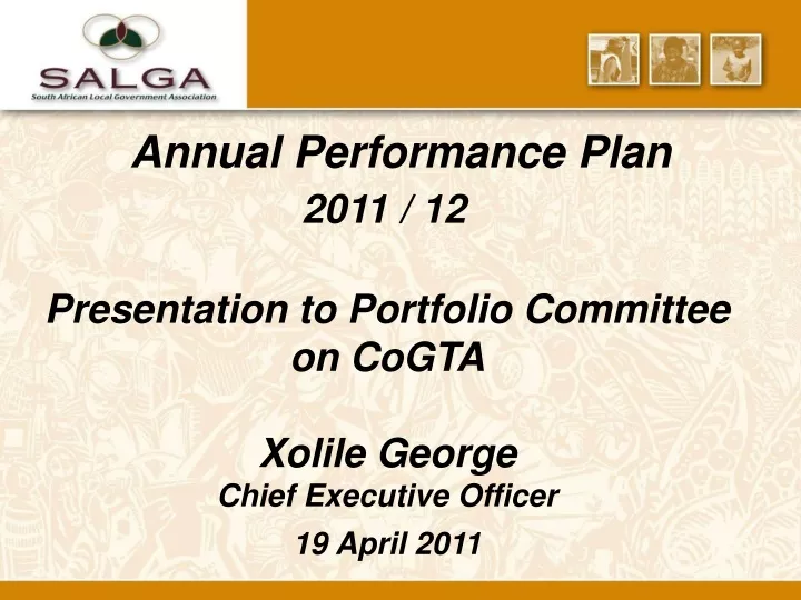 annual performance plan