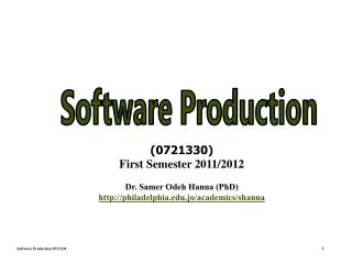 Software Production