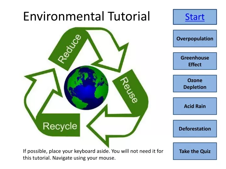 environmental tutorial