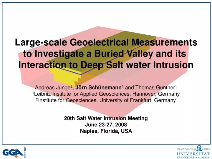 large scale geoelectrical measurements