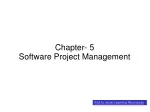 Chapter- 5 Software Project Management - slide 1