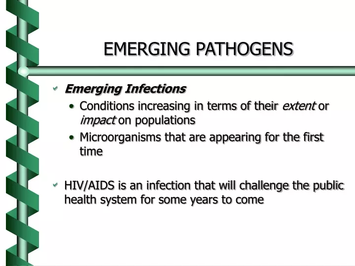 emerging pathogens