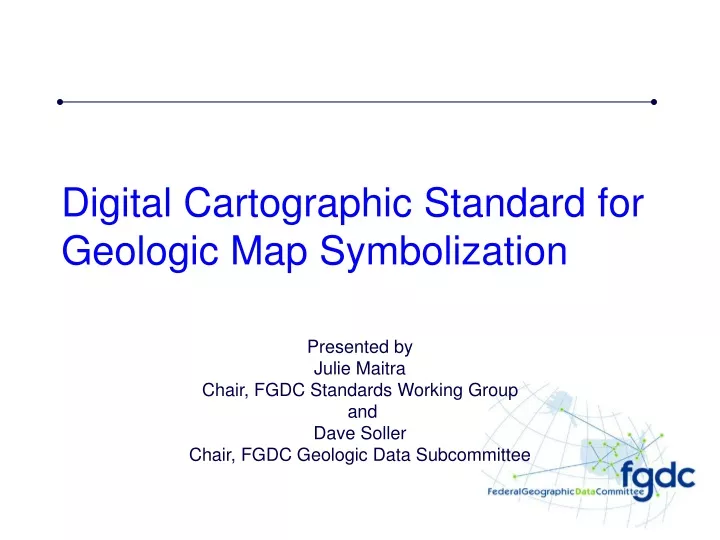 digital cartographic standard for geologic map symbolization