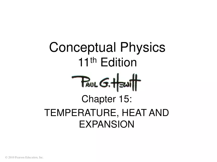 conceptual physics 11 th edition