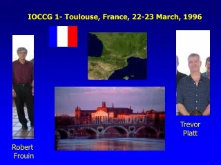 IOCCG 1- Toulouse, France, 22-23 March, 1996