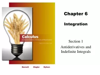 Chapter 6 Integration