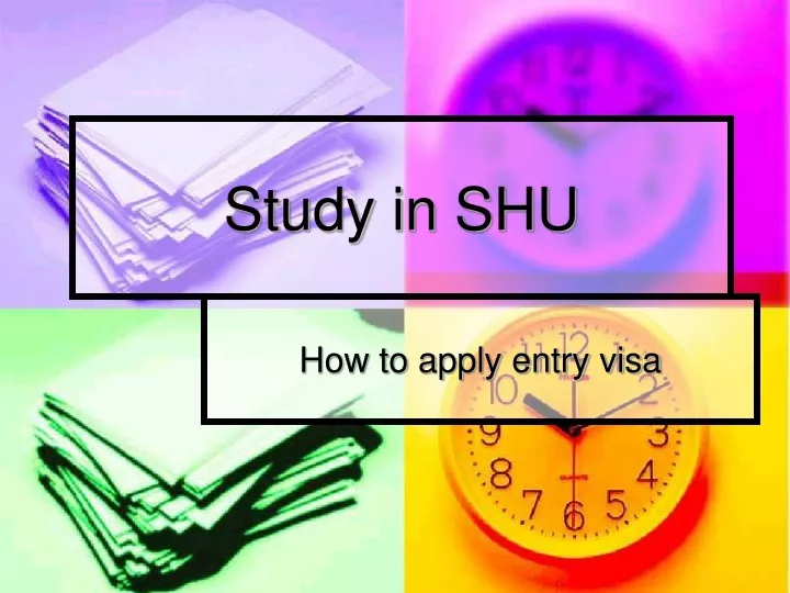 study in shu