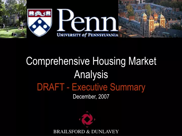 comprehensive housing market analysis draft