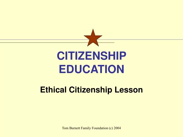 citizenship education