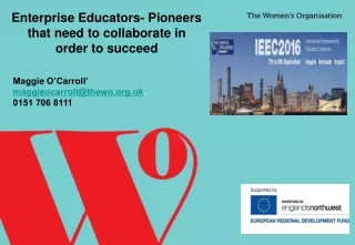 Enterprise Educators- Pioneers that need to  collaborate in order to succeed