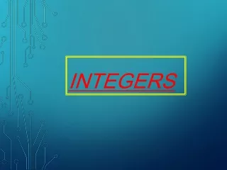 INTEGERS