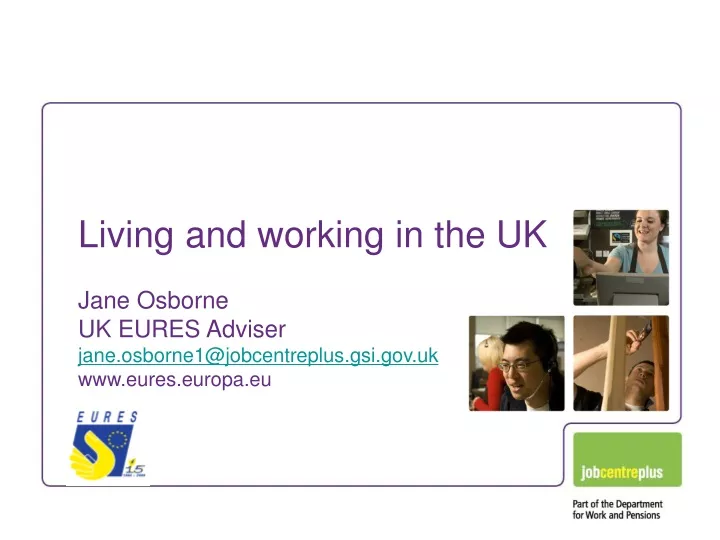 living and working in the uk