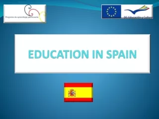 EDUCATION IN SPAIN
