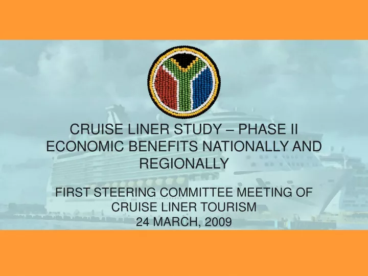 cruise liner study phase ii economic benefits