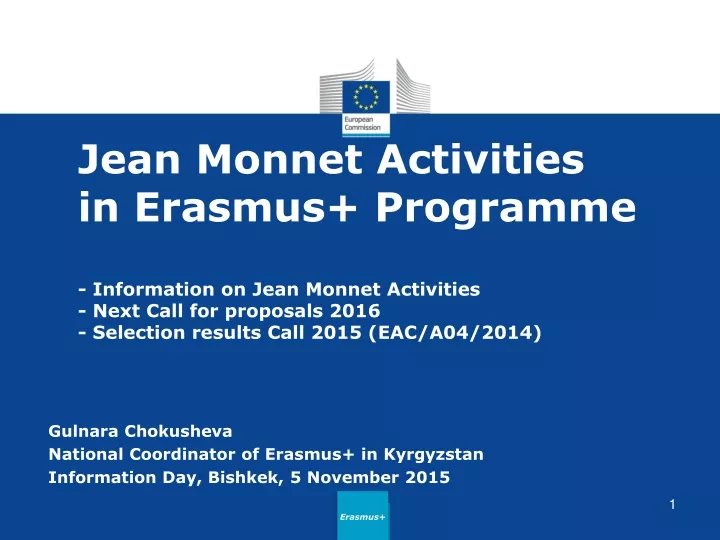 jean monnet activities in erasmus programme