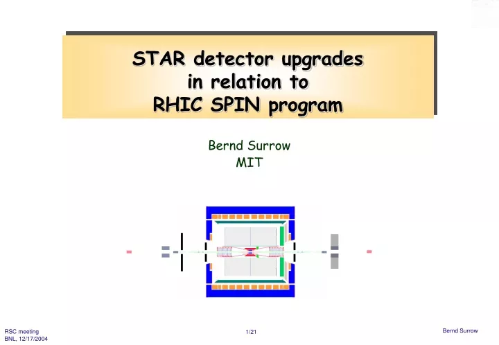 star detector upgrades in relation to rhic spin program