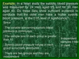 Since  The variable concerning systolic blood pressure is continuous