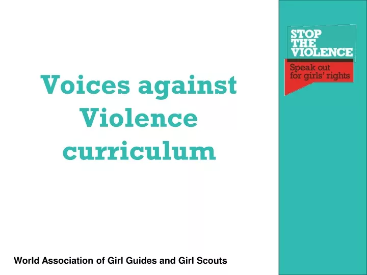 voices against violence curriculum