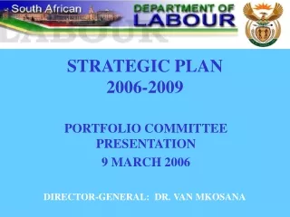 STRATEGIC PLAN  2006-2009