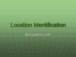 Location Identification