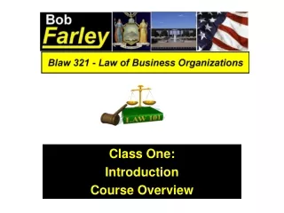 Class One: Introduction Course Overview