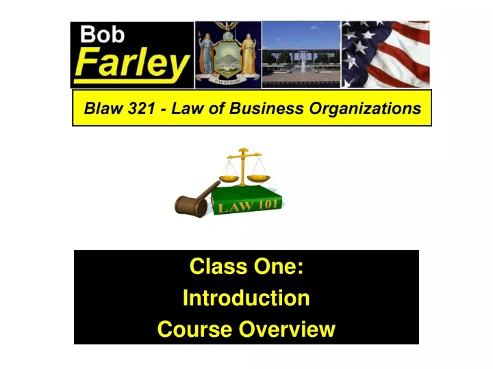 class one introduction course overview