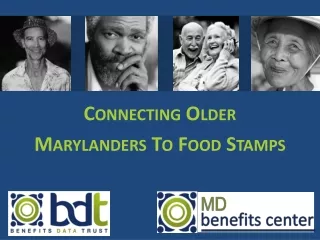 Connecting Older Marylanders To Food Stamps