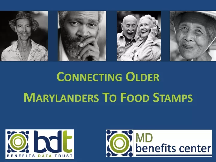 connecting older marylanders to food stamps