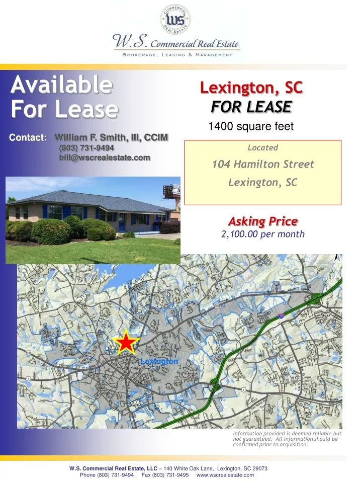available for lease