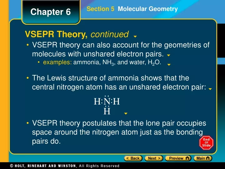 section 5 molecular geometry
