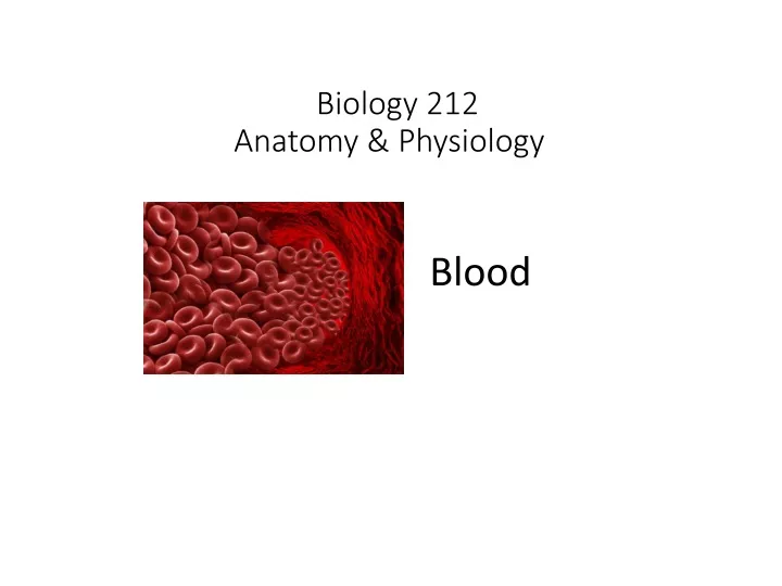 biology 212 anatomy physiology i