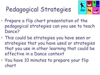 Pedagogical Strategies