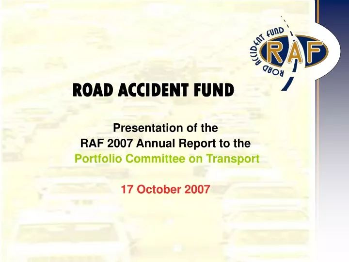 road accident fund