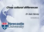 Cross cultural differences - slide 1