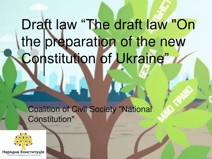 draft law the draft law on the preparation of the new constitution of ukraine
