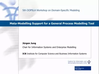 Meta-Modelling Support for a General Process Modelling Tool