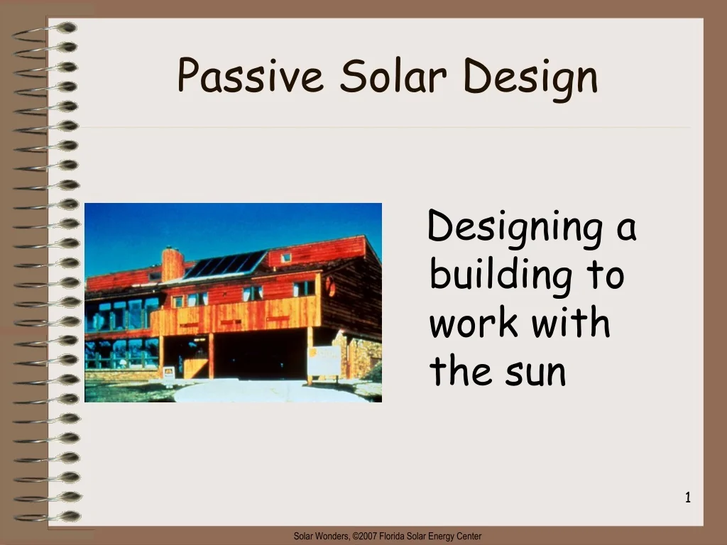 PPT - Passive Solar Design PowerPoint Presentation, free download - ID ...