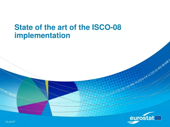 state of the art of the isco 08 implementation
