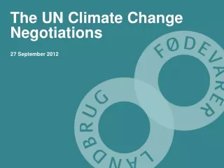 The UN Climate Change Negotiations