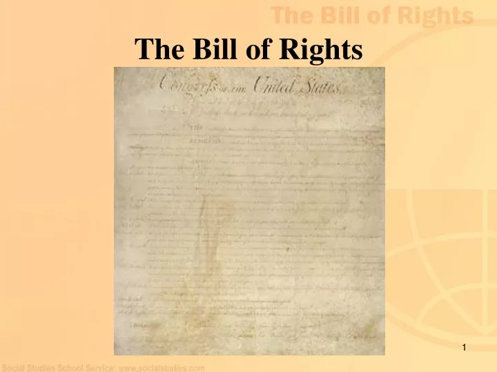 the bill of rights