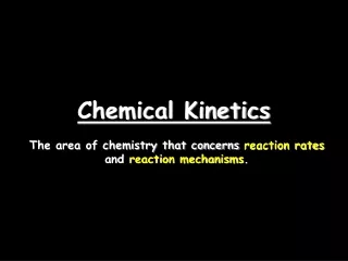 Chemical Kinetics