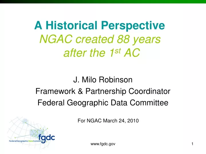 a historical perspective ngac created 88 years after the 1 st ac