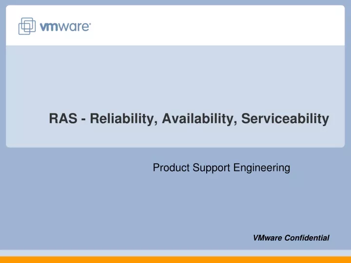 ras reliability availability serviceability